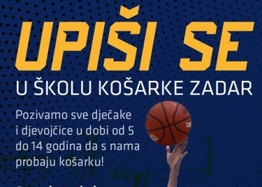 Upiši se u Školu košarke Zadar, osim košarke isprobat ćeš bazične i mnoge druge momčadske sportove