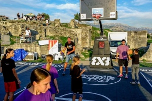 FOTO: Spektakularni kadrovi 3x3 košarke u amfiteatru u Saloni