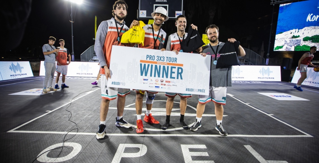 Talijanska ekipa Bologna Campas osvojila prvi turnir na ovogodišnjem PRO 3x3 Touru i put u Madrid