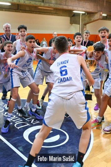 FOTO: U13 Škola košarke Zadar prvak, Vito Ivanov MVP