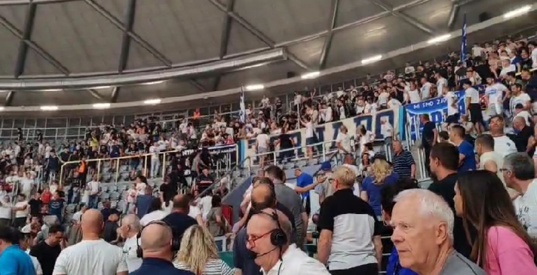 Incident na Višnjiku, među navijače doletjela pirotehnička naprava i eksplodirala