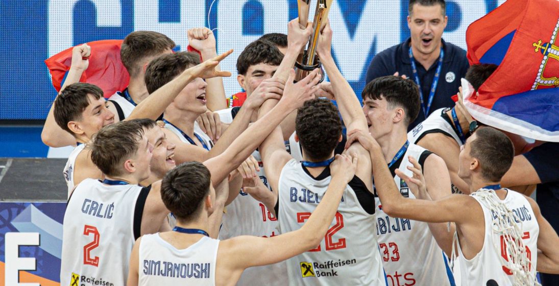 Srbija kadetski prvak Europe, Slovenija treća -  Kusturica MVP