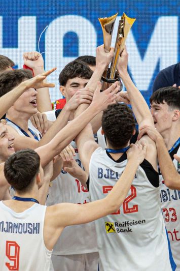 Srbija kadetski prvak Europe, Slovenija treća -  Kusturica MVP