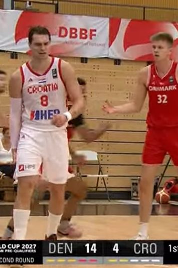 Hezonja je osjetio bol i rano napustio igru, Hrvatska bez njega u drami slavila protiv Danske