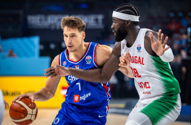 Srbin zbog udaranja Portugalca u trbuh isključen u 5. minuti, a onda se ozlijedio Bogdanović