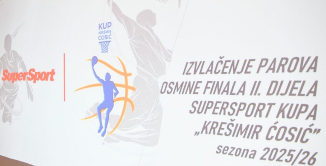 SuperSport Kup Krešimir Ćosić: Tko se sastaje u osmini finala, kada se utakmice igraju, koji je termin Final Eighta...