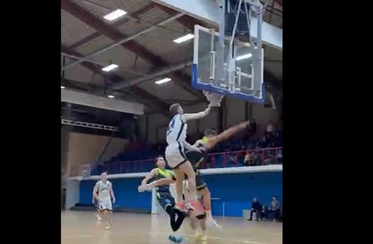 VIDEO: Što je ovoooo? Pogledajte kako je Martin Vedriš iz KK Đakovo poster sezone 'spakovo'