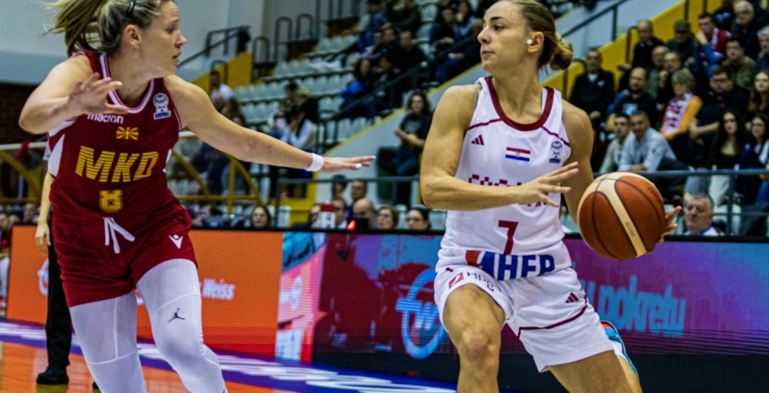 Hrvatice se uvjerljivom pobjedom nad Makedonkama vratile na prvo mjesto skupine