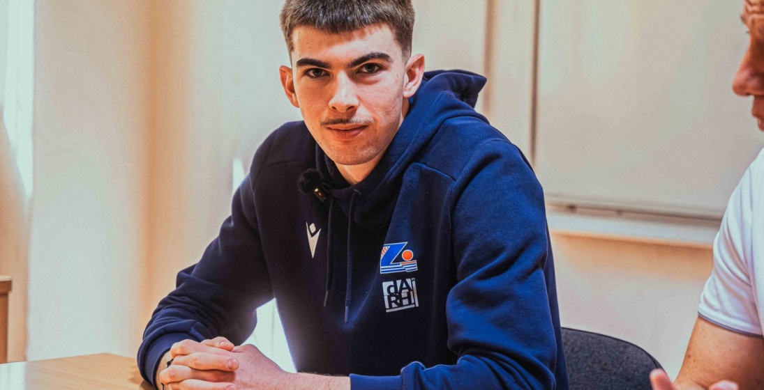 VIDEO: On se igra košarke! Upoznajte Luku Bičića, zadarskog maturanta koji je nedavno debitirao za prvu momčad