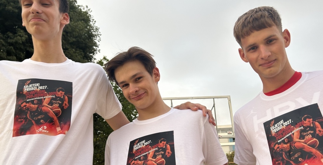 Mladi splitski basketaši vjeruju u Mijatovićevu Hrvatsku. Pogledajte kakvu su poruku poslali reprezentativcima
