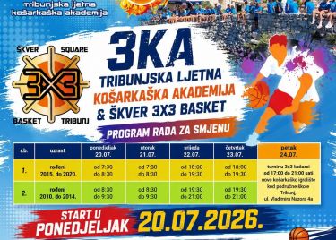 Ponediljak je, vrime je za Lito od košarke - donosimo raspored prvog tjedna