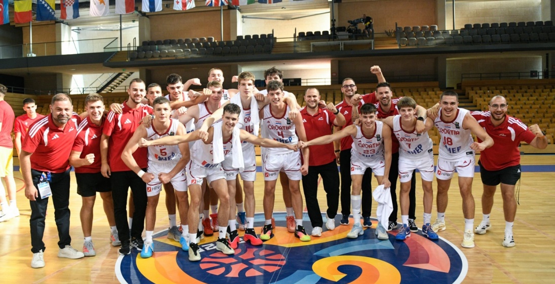 Hrvatska U18 uvjerljivom pobjedom otvorila EuroBasket! Slijedi Švicarska…