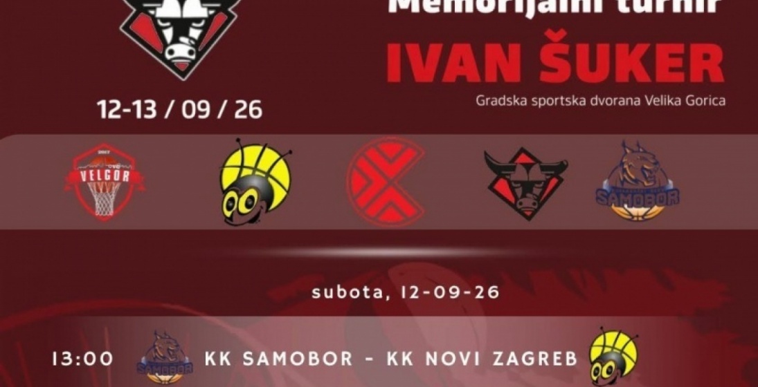 Ovaj vikend u Velikoj Gorici Memorijalni turnir Ivan Šuker, donosimo raspored