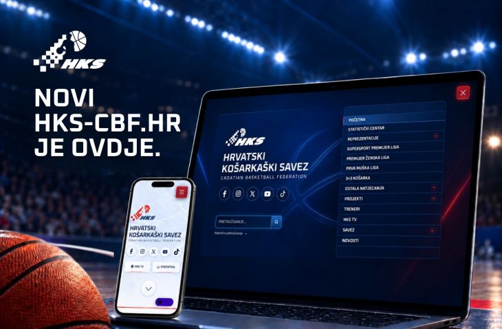 HKS predstavio novi web: Hrvatska košarka dobila novo digitalno središte