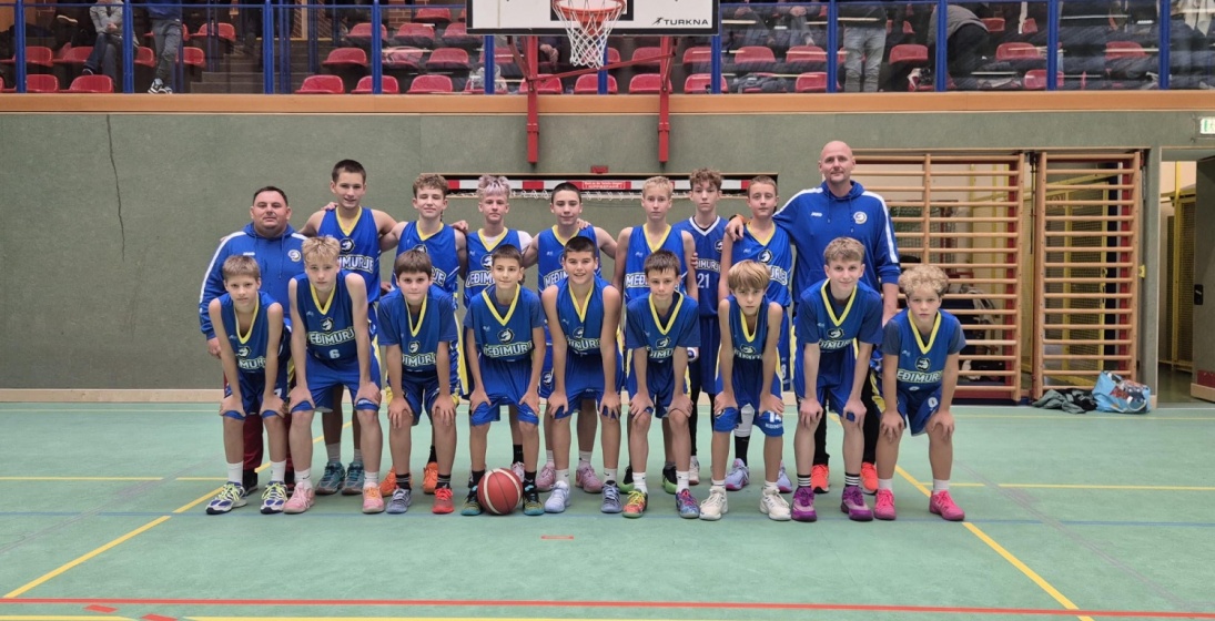 Ekipa U14 Međimurja sjajno otvorila DBL ligu u Beču