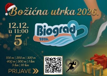 Biograd slavi peto jubilarno izdanje Božićne utrke – košarkaši, rekreativci, navijači prijave su počele!