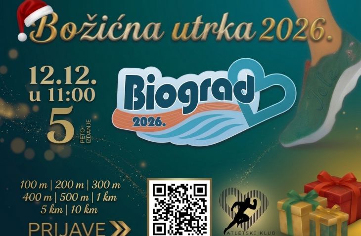 Biograd slavi peto jubilarno izdanje Božićne utrke – košarkaši, rekreativci, navijači prijave su počele!